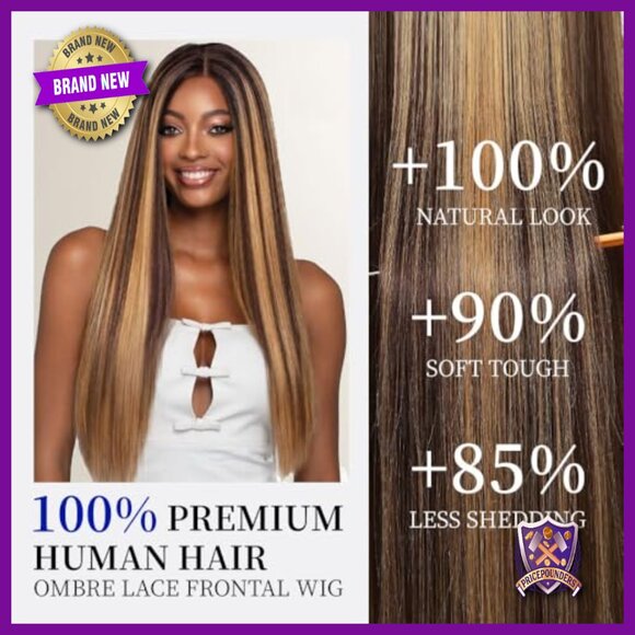 13x6 HD Lace Front Wig Human Hair 32 Inch Straight 200 Density Pre Plucked main image 4